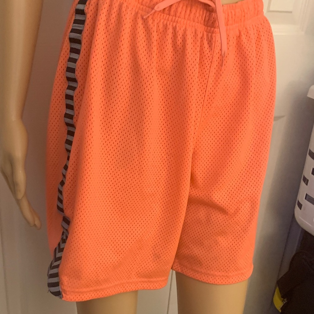 Girls Orange Athletic Shorts size Medium